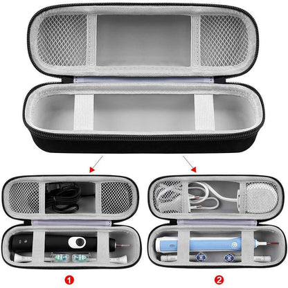 Portable Universal Electric Toothbrush Travel Case – EVA Protective Storage Bag & Organizer