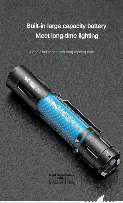 Xiaomi Ultra Bright LED Flashlight – Mini Portable USB Rechargeable Emergency Light for Home & Outdoor Use