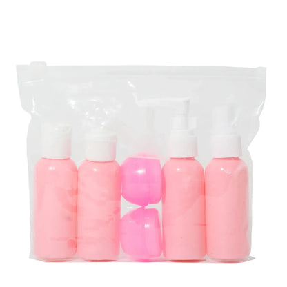 Refillable Travel Bottle Set – Perfume, Lotion, Shampoo & Shower Gel Dispensers 💧🌿
