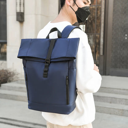Men's Waterproof Laptop Backpack – Breathable, Large-Capacity Business & Travel Rucksack