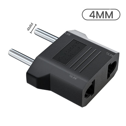 Elough US to EU Plug Adapter – Power Travel Converter for American, China, KR to Europe (1-20pcs)