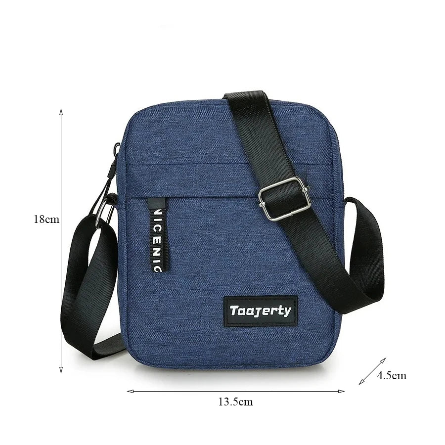 Men's Mini Crossbody Bag – Lightweight Nylon Shoulder Sling Bag for Travel & Daily Use