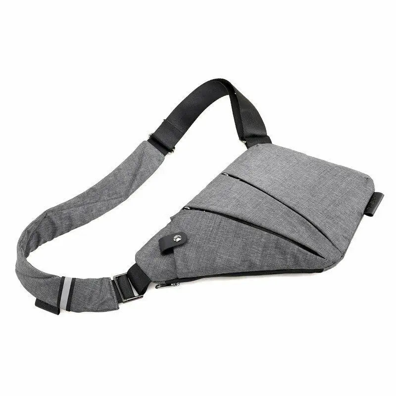 Men's Multifunctional Anti-Theft Chest Bag – Waterproof Crossbody Messenger & Fanny Pack