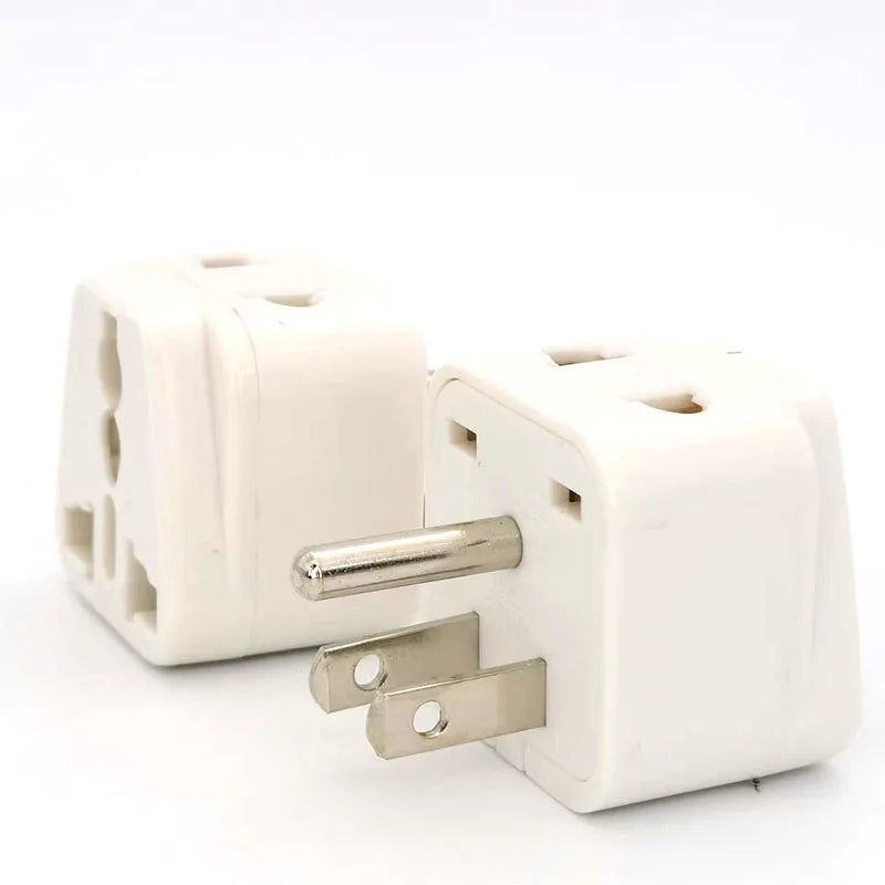 Universal Japan America 2 in 1 EU UK AU to US Travel Adapter Plug Type A/B Canada Thailand Electric Power Charger Convert Plug