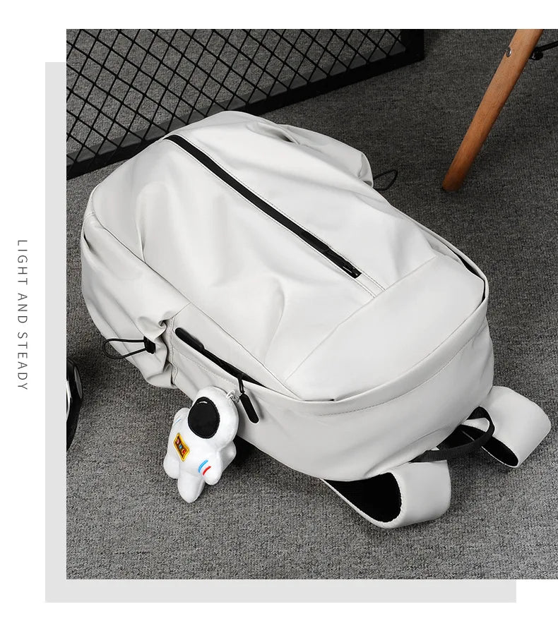 Fashion 35L High Capacity Waterproof Backpack – Trendy Laptop School Travel Bag for Men and Women