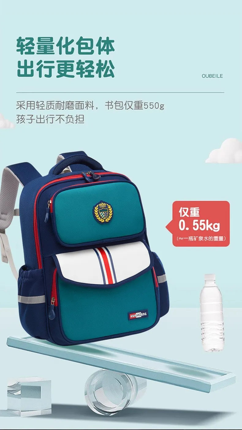 Kids' Orthopedic Waterproof School Backpack – Durable, Comfortable & Spacious Book Bag for Boys & Girls!