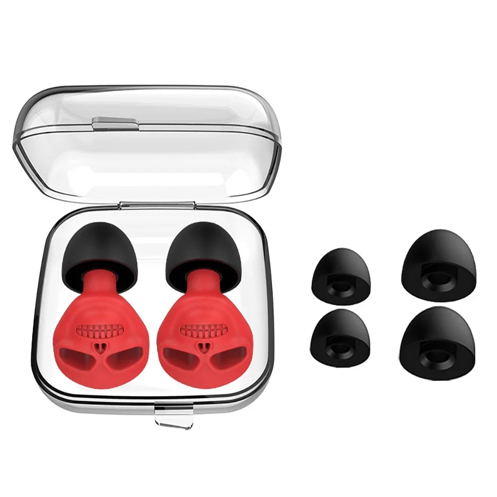 Silicone Soundproof Earplug Anti Noise Sleeping Ear Plugs Sound Insulation Noise Reduction Ear Protection Swimming Earplugs