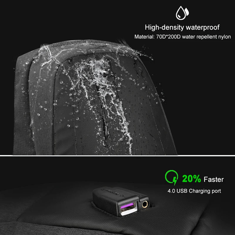Lifetime Warranty Anti Theft Backpack For Men For Women 15.6" Laptop Backpack Waterproof Travel Backpacks Schoolbag For Teens