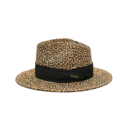 Sombrero Panama Hombre Summer Sun Protection Straw Hat Five Cent Grass Woven Panama Hat For Men Big Head Big Size Gentleman Hats