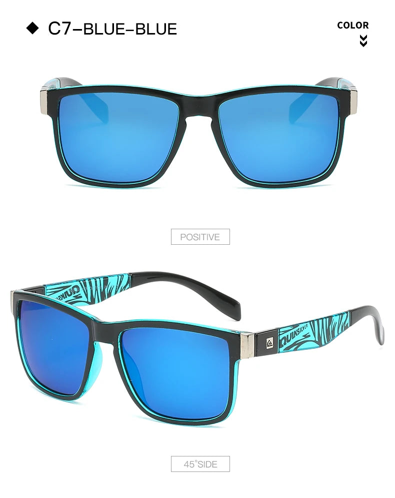 QUIKSILVER Classic Square Sunglasses – UV400 Protection for Men & Women 🌊🏄‍♂️