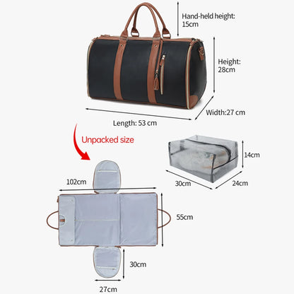 Versatile Travel Folding Bag – Large-Capacity Handbag & Crossbody Backpack for Storage & Outdoor Use