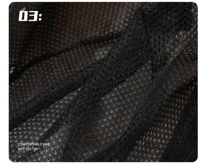 2025 Summer Wide Brim Bucket Hat – Breathable Mesh Outdoor Sun Cap for Men