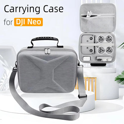 Hard PU Carrying Case for DJI Neo Drone – Waterproof Travel Bag & Fly More Combo Storage