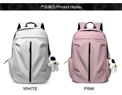 Fashion 35L High Capacity Waterproof Backpack – Trendy Laptop School Travel Bag for Men and Women