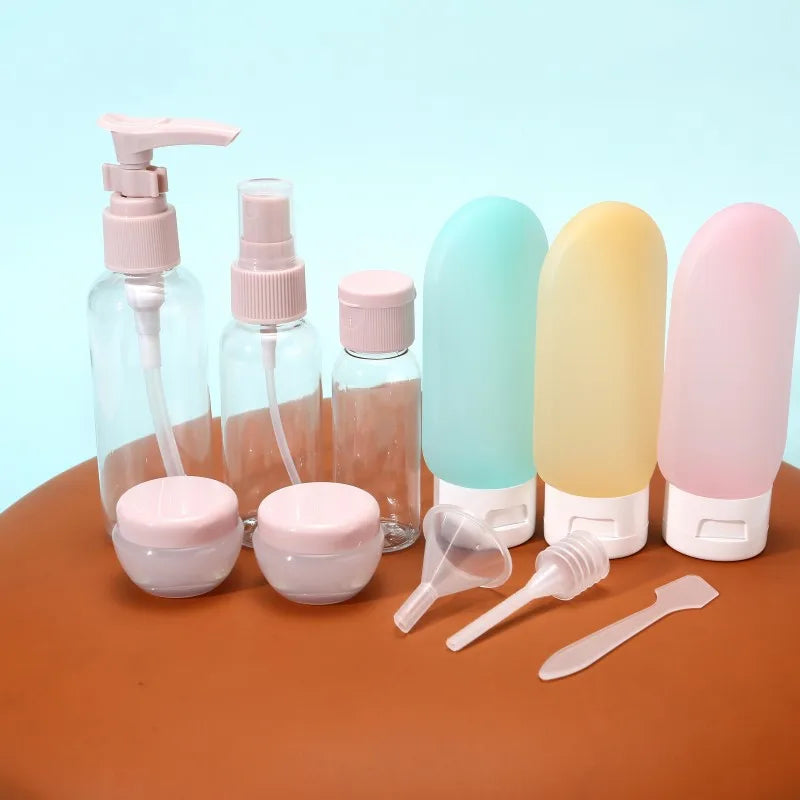 Travel Refillable Bottle Set – Perfect for Cosmetics, Lotion, Shampoo & Toiletries 💧