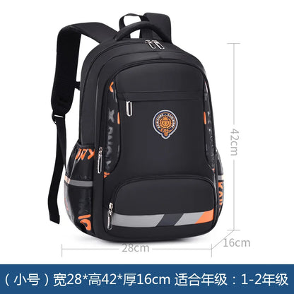 Waterproof Orthopedic School Backpack – Durable & Comfortable Book Bag for Boys & Primary Students!