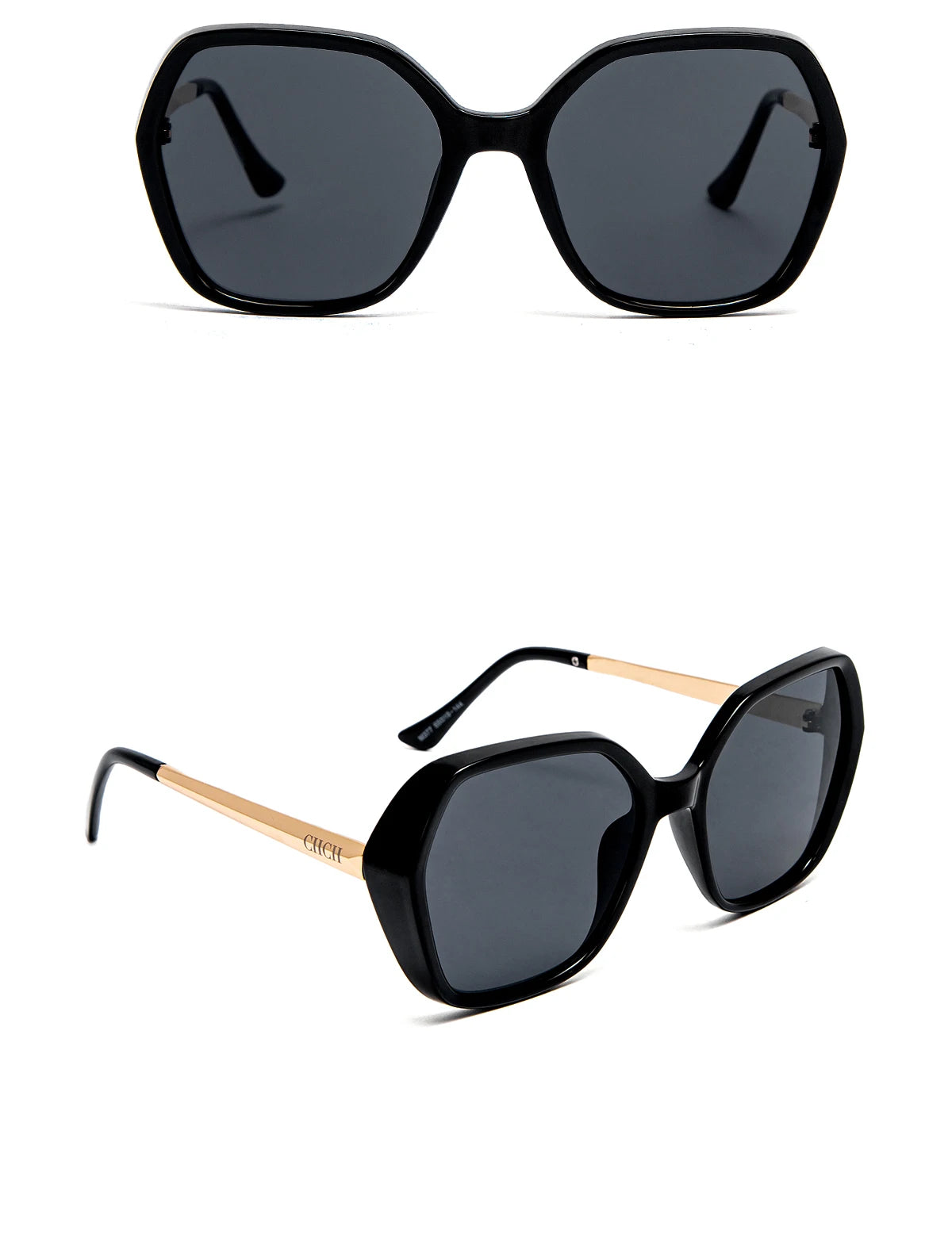 CHCH Sunglasses New Large Frame Gradient Women's Toad Glasses Men's Outdoor Fashion Glasses Beach Glasses