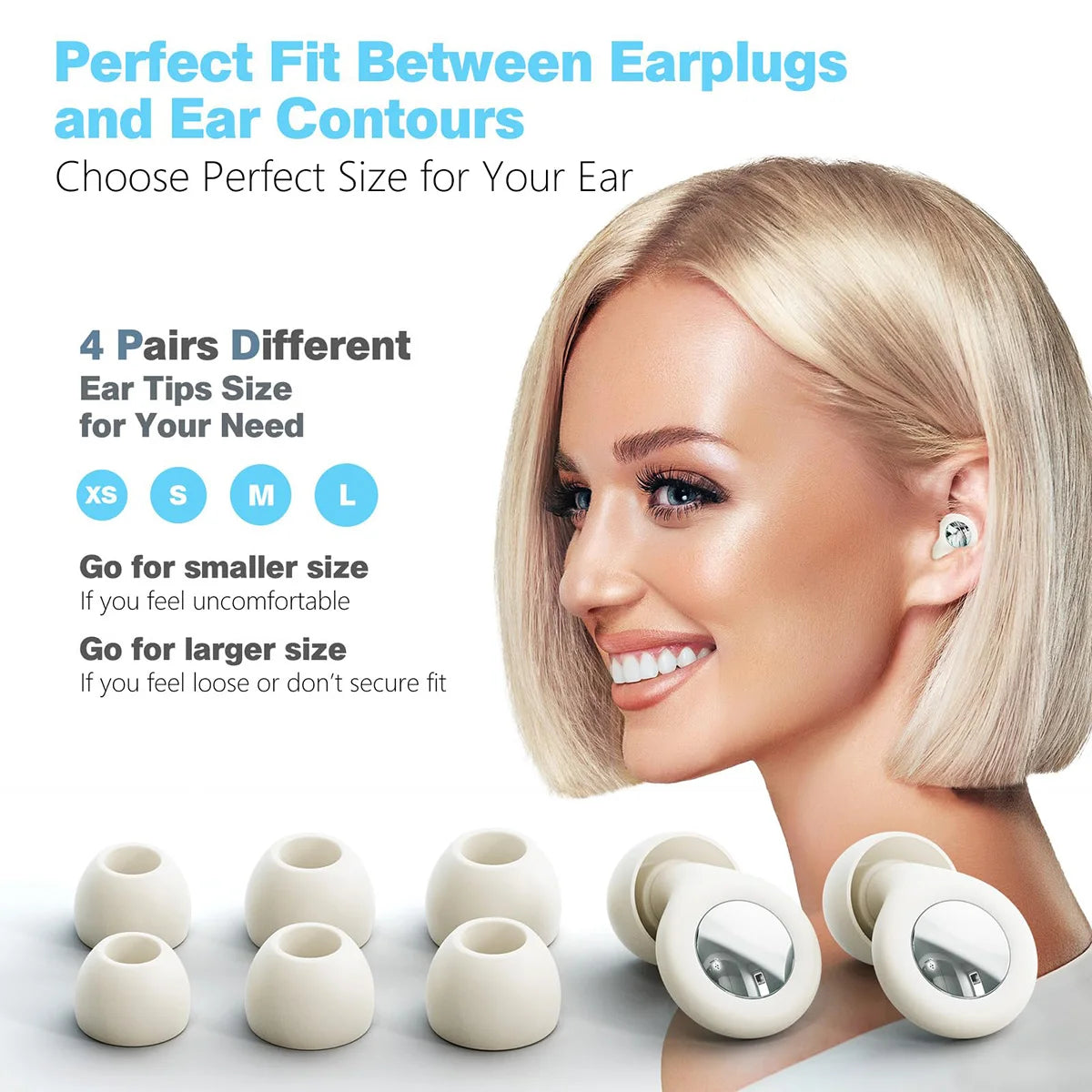 🌙 Sleep Deeper, Focus Better – Ultra-Soft Reusable Silicone Earplugs for Noise Reduction & Comfort! 🎧✨