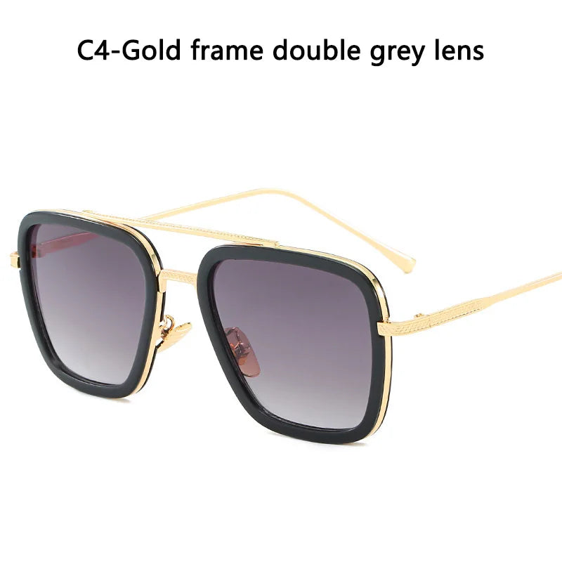 Tony Stark Glasses Men Women Sunglasses Iron man Eyewear Steampunk Sun Glasses Male Goggles