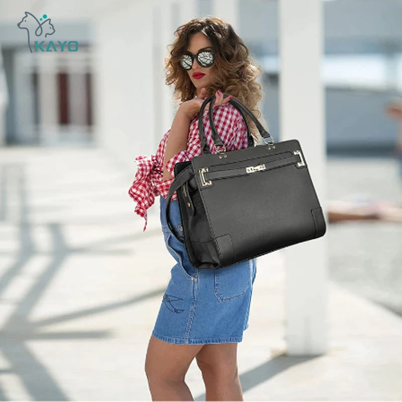 Luxury Pet Carrier Dog Cat Carrier Purse Soft-Sided Leather Handbag Pet Bag for Small Dogs Puppy and Cat TSA Airline Approved
