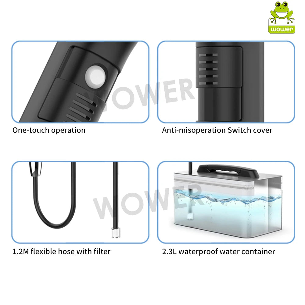 🚿 Wower Portable Electric Bidet – Rechargeable 2.3L Shattaf for Personal Hygiene, Travel & Camping! ✨💦