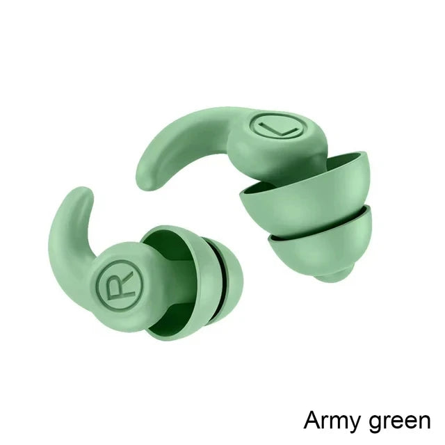 Sleep Soundly & Swim Confidently: Premium Waterproof Anti-Noise Silicone Earplugs for Ultimate Soundproof Comfort!