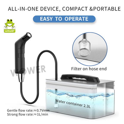 🚿 Wower Portable Electric Bidet – Rechargeable 2.3L Shattaf for Personal Hygiene, Travel & Camping! ✨💦