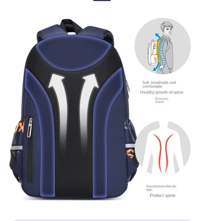 Waterproof Orthopedic School Backpack – Durable & Comfortable Book Bag for Boys & Primary Students!