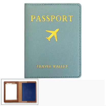 Multifunctional PU Leather Passport Wallet – Stylish & Secure Travel Organizer for Men & Women!