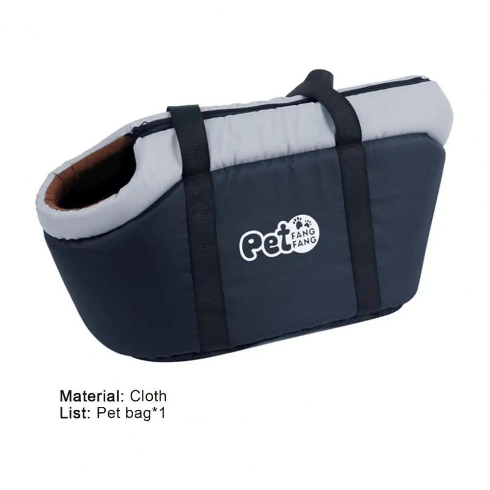 Soft-Sided Pet Carrier Bag – Breathable Travel Tote with Adjustable Straps & Interior Pad for Cats & Small Pets