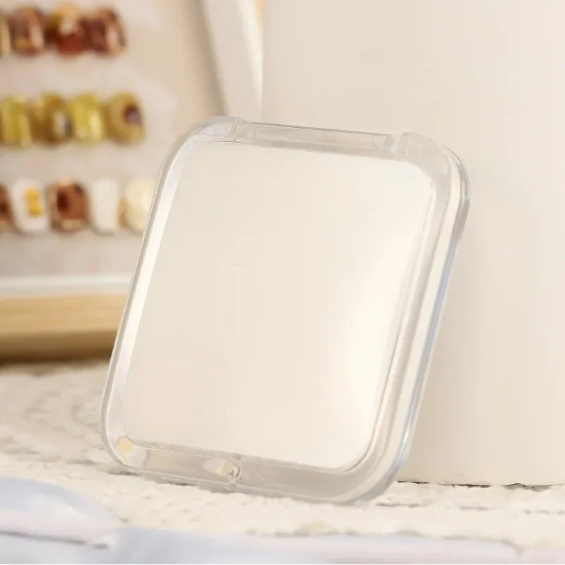 Compact 15X Magnifying Makeup Mirror – Portable Foldable Pocket Mirror for Travel & Purses