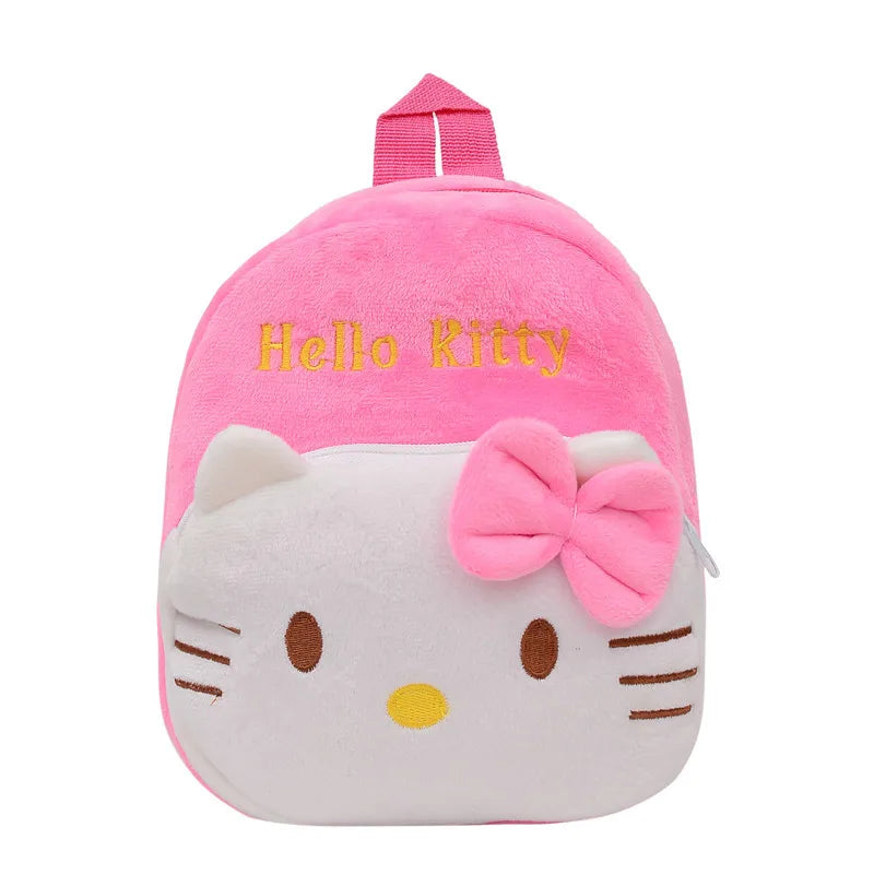 Sanrio Plush Bag Kawaii Hello Kitty Backpack Baby Candy Bag Cartoon Anime Kids Kindergarten Plush Schoolbag Plush Birthday Gift