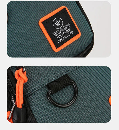 Fashion Men's Chest Bag – Lightweight Oxford Fabric Crossbody Shoulder Bag, Stylish Casual Waist Pack for Men