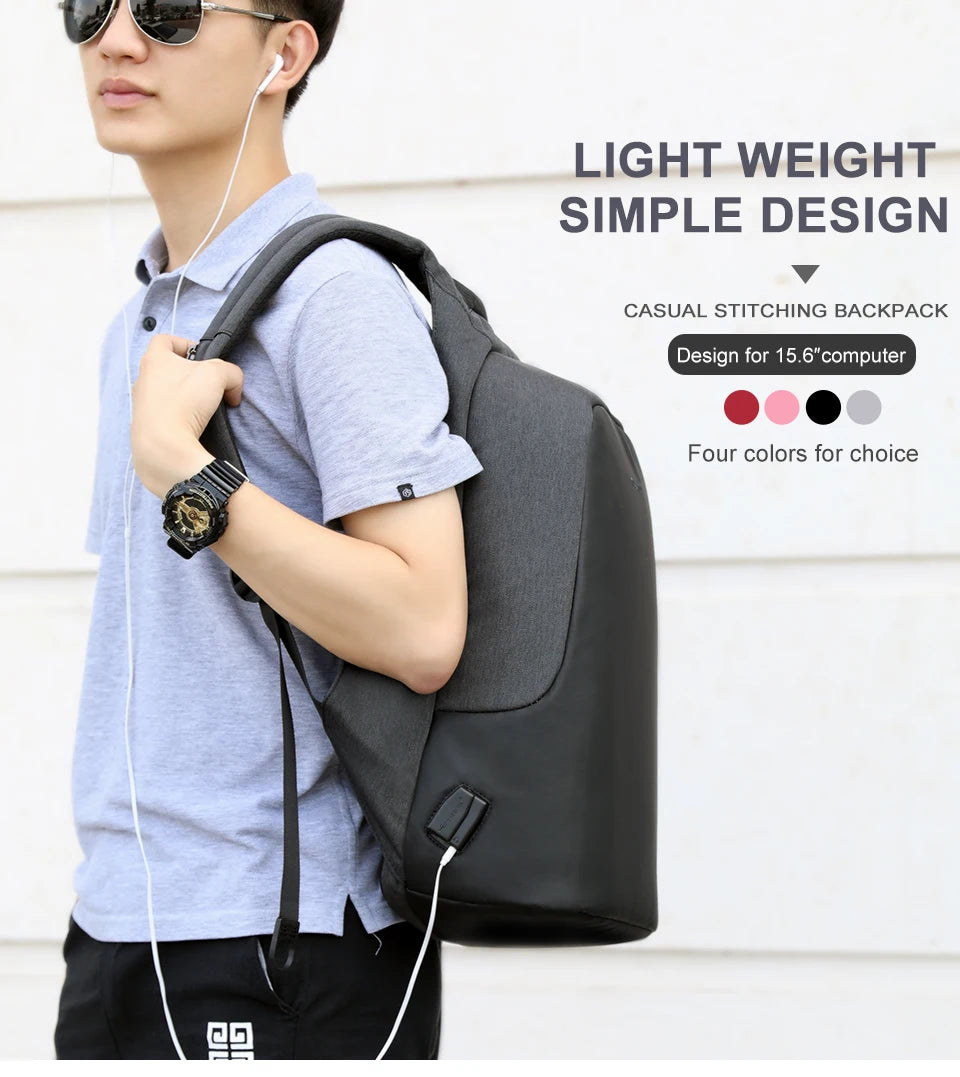 Lifetime Warranty Anti Theft Backpack For Men For Women 15.6" Laptop Backpack Waterproof Travel Backpacks Schoolbag For Teens