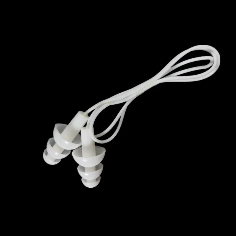 Soft Silicone Ear Plug with Elastic Lanyard – Waterproof & Noise-Reducing for Swimming, Water Sports & Daily Use!
