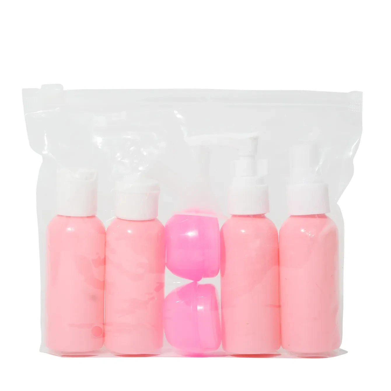 Refillable Travel Bottle Set – Perfume, Lotion, Shampoo & Shower Gel Dispensers 💧🌿