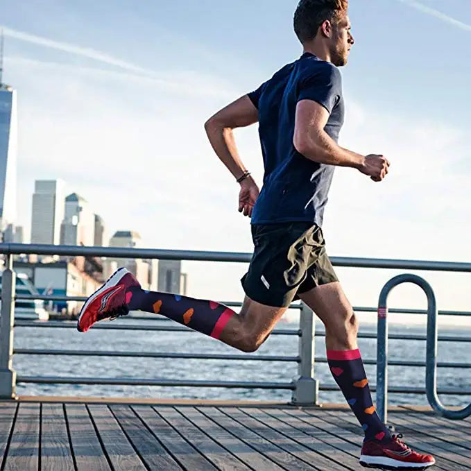 6 Pairs Animal & Fruit Compression Socks – Fun & Supportive Socks for Nurses, Runners & Everyday Wear**
