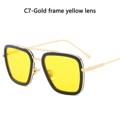Tony Stark Glasses Men Women Sunglasses Iron man Eyewear Steampunk Sun Glasses Male Goggles
