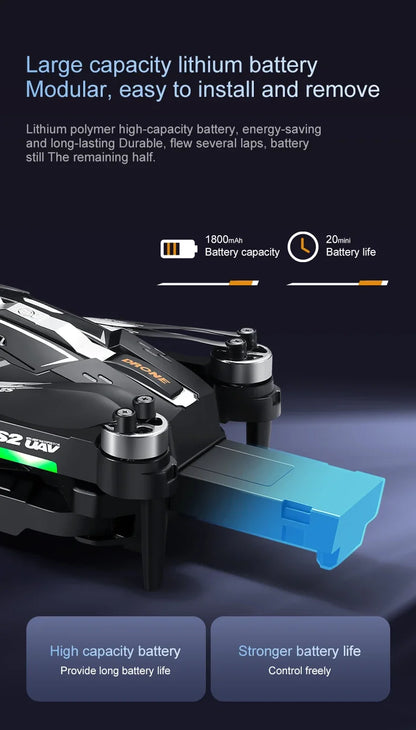 Xiaomi S2 Max Drone Professional 8K HD Dual Camera Obstacle Avoidance Foldable Quadcopter Drone With Screen Remote Control
