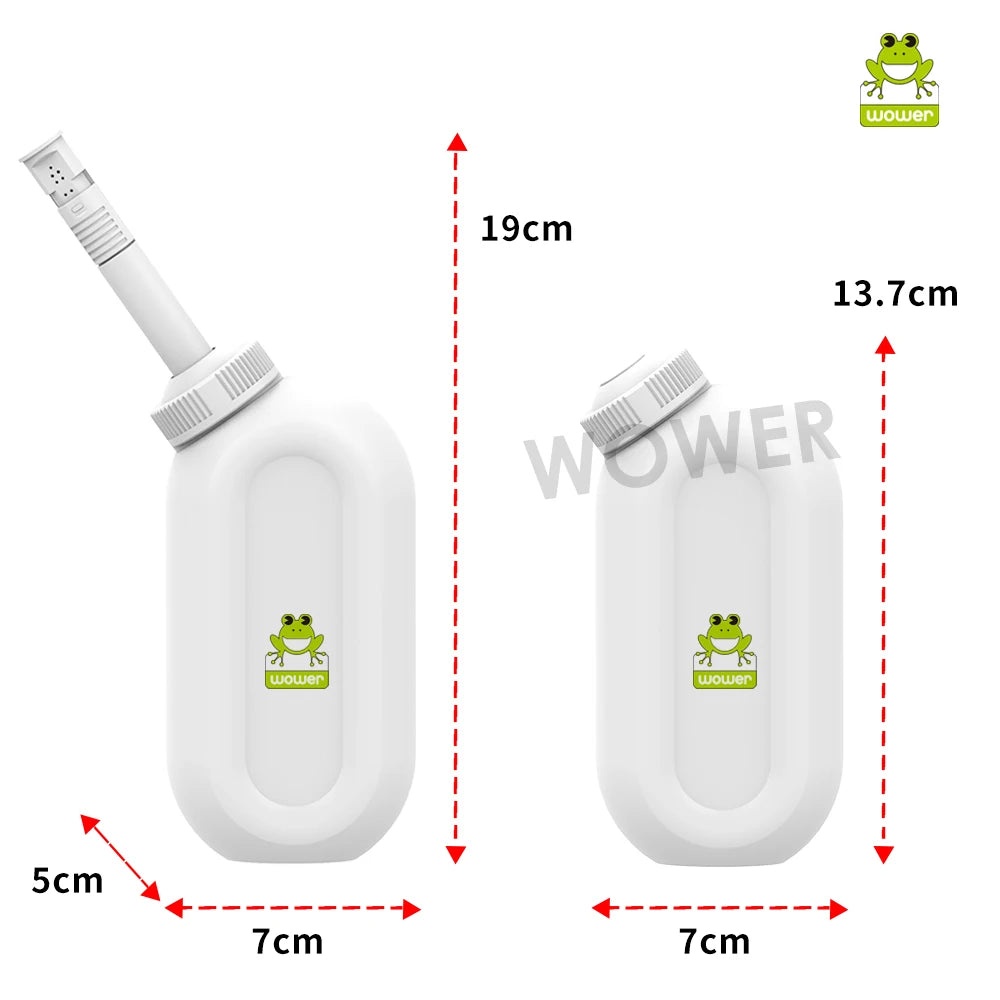 🚿 WOWER 300mL Portable Bidet – Adjustable 7-Hole Water Control for Ultimate Hygiene & Comfort! ✨💦