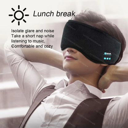 3D Eye Mask Music Play Sleeping Headphones with Speaker Mask for Sleep Headphones Bluetooth Sleeping Mask Sleep Shade Cover
