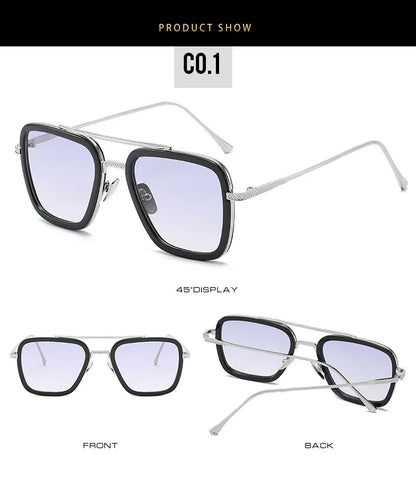 Tony Stark Glasses Men Women Sunglasses Iron man Eyewear Steampunk Sun Glasses Male Goggles