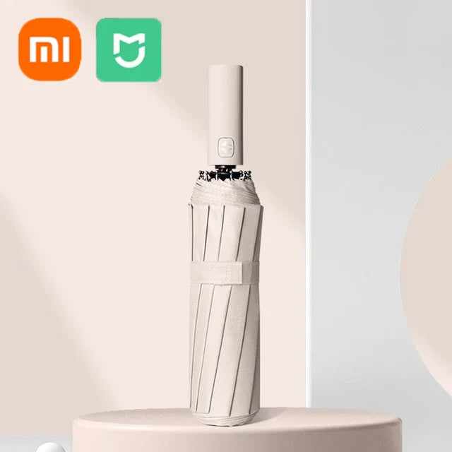 ☔ Xiaomi Mijia 24-Bone Automatic Umbrella – Windproof, UV-Blocking & Travel-Ready for All-Weather Protection! ☀️✨