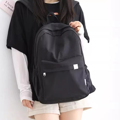 New Waterproof Nylon Women Backpack Female Travel Bag Backpacks Schoolbag for Teenage Girls Solid Color Bookbag Mochila Bookbag