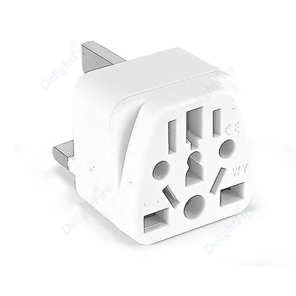 10A UK Plug Adapter – Type G Universal Travel Charger | EU/US/AU to UK Converter for British, Singapore, Malaysia Power Sockets