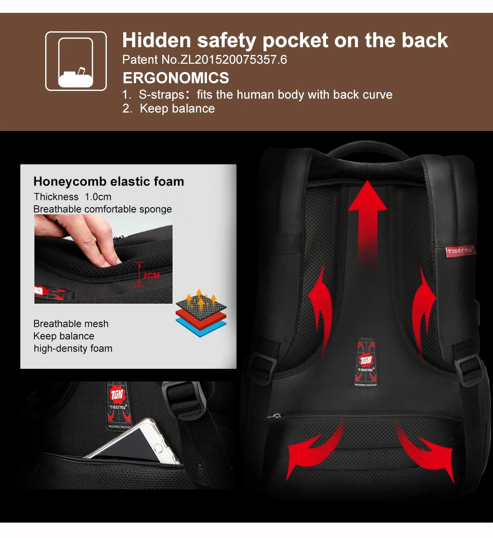 Lifetime Warranty Backpack 15.6 Inch Laptop Backpack Leisure School Backpacks Bags Mens Backpack Schoolbag Business Backpack Bag