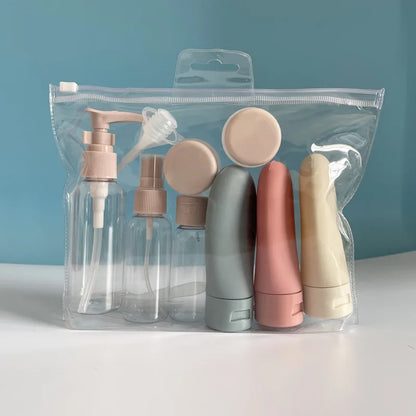Travel Refillable Bottle Set – Perfect for Cosmetics, Lotion, Shampoo & Toiletries 💧