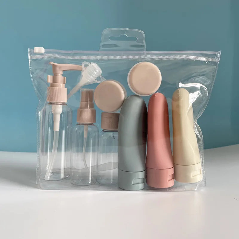 Travel Refillable Bottle Set – Perfect for Cosmetics, Lotion, Shampoo & Toiletries 💧
