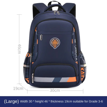 Waterproof Orthopedic School Backpack – Durable & Comfortable Book Bag for Boys & Primary Students!