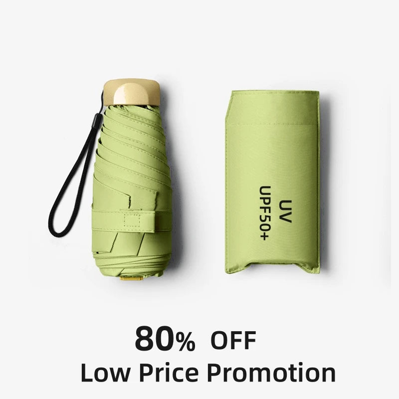 ☀️ 80% OFF! Ultra-Compact Mini Sun Umbrella – Pocket-Sized UV Protection & Rainproof Parasol! ☔✨